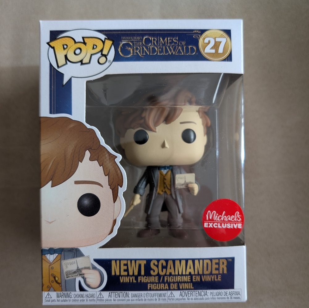 Funko Pop Newt Scamander Michaels Exclusive Vinyl Figure